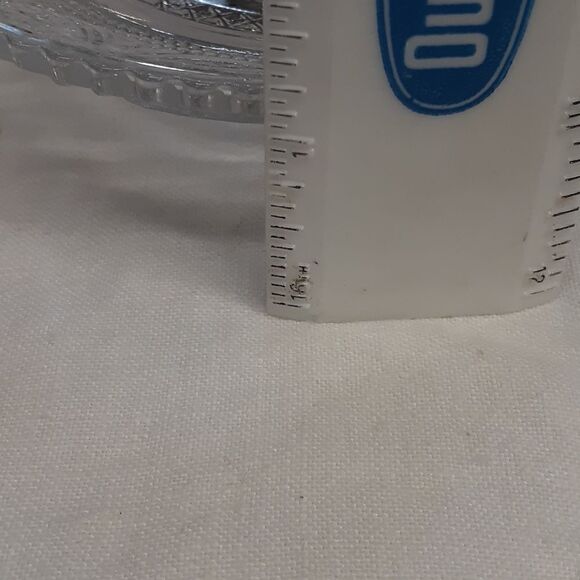 3 pc set vintage KIG Malaysia Fleur De Lis pattern 5 3/4" D. dish - Picture 8 of 8